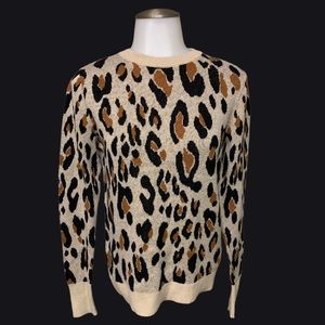 Cheetah print sweater